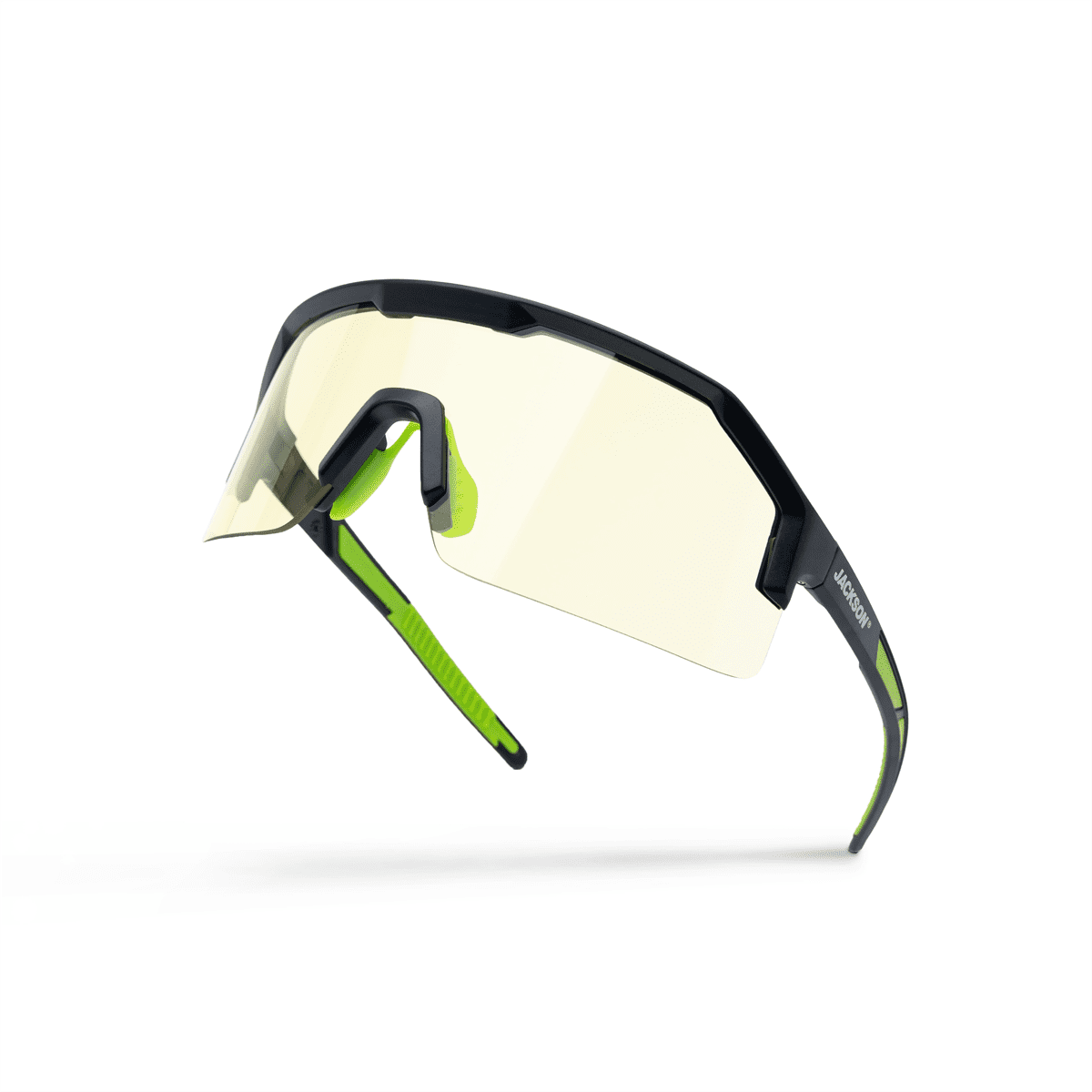 Jackson Safety Safety Glasses - MAXVIEW+ Series - Amber Lens - Black Frame - STA-CLEAR Anti-Fog