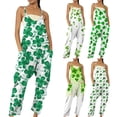 thumbnail image 5 of YOTMKGDO Monos para mujer, camiseta con estampado del día de San Patricio 2025, diseños divertidos y elegantes, varios estilos y colores para mujer, amarillo, XL, 5 of 5