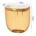thumbnail image 2 of LCXmlly Self-adhesive Storage Box Plastic Wrap Cover Storage Box Wall Mounted Shoe Cover Shower Hat Organizer for Home Kitchen Bathroom, 2 of 9
