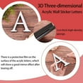 thumbnail image 4 of 1 Bag Acrylic Mirror Wall Stickers Decal with EVA Foam Word FAMILY Silver 6sets/bag, 4 of 7