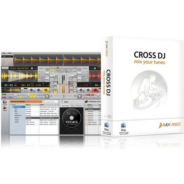 Mixvibes Mac Pc Dj Software That Helps You Control Music W Computer S Keyboard Mouse Or W A Dj Midi Controller Walmart Com Walmart Com