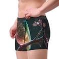thumbnail image 5 of Salouo Bird5 Print Men's Boxer Briefs,Breathable Underwear Elastic Waistband Briefs for Men -Large, 5 of 8