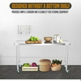 thumbnail image 4 of Kselythan 36 x 24 Inch Stainless Steel Work Table,Commercial Kitchen Prep Table Metal Table for Restaurant and Home, 4 of 7