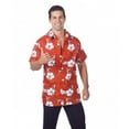 thumbnail image 1 of Chemise Hawaïenne Rouge - Grande Taille, 1 of 1