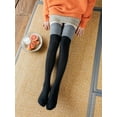 thumbnail image 2 of Gustave Extra Long Fashion Thigh High Socks Over the Knee High Boot Stockings Soft Leg Warmers for Women Girl "Black", 2 of 9