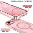 thumbnail image 3 of YINLAI iPhone 16e Case / iPhone 17e Case 6.1",Magnetic Surround Protection Transparent Sparkle TPU Shockproof of iPhone 16e Case / iPhone 17e Case, Black, 3 of 7
