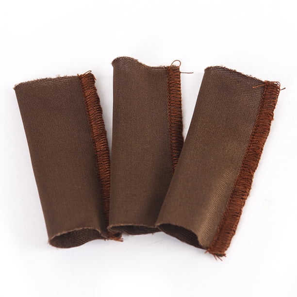 Sonducket Paquete de 3 protectores de pelado de pesca Guantes de punta de dedo Agua dulce Agua salada Lago Protección de peces Mangas Accesorios Marrón Type3 NO3 Sonducket OD024798-03