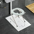 thumbnail image 4 of Toilet Chair for Elderly Foldable Design Grey 14.2x14.2x13.6in 1Set, 4 of 9