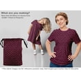 thumbnail image 6 of oneOone Cotton Poplin Dark Magenta Fabric Block Sewing Craft Projects Fabric Prints By Yard 56 Inch Wide-H2, 6 of 6
