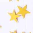 thumbnail image 6 of Xinyat Glitter Star Garland, Gold/Silver Metallic Finish Pre-Strung Banner for Birthday Party, Wedding & Room Decorations, 6 of 9