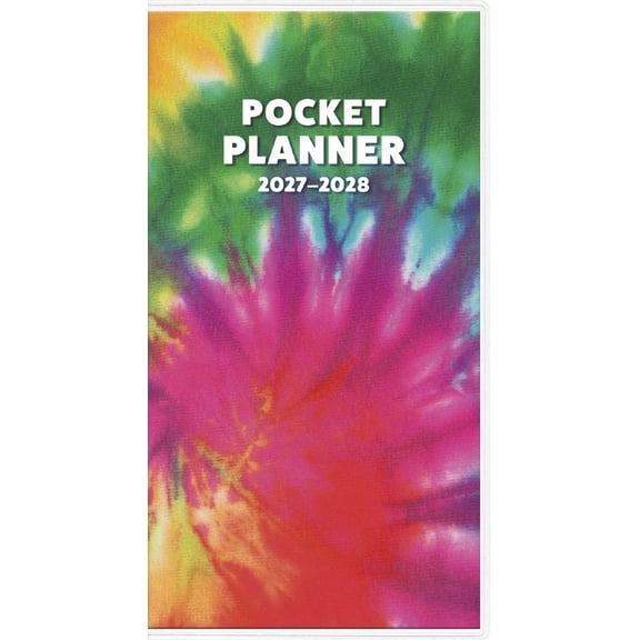 Trends International 2027-2028 Tie Dye Pocket Planner