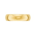 thumbnail image 3 of Gem & Harmony Mens or Ladies 14K Yellow Gold 6mm Wedding Band Ring for Men, 3 of 6