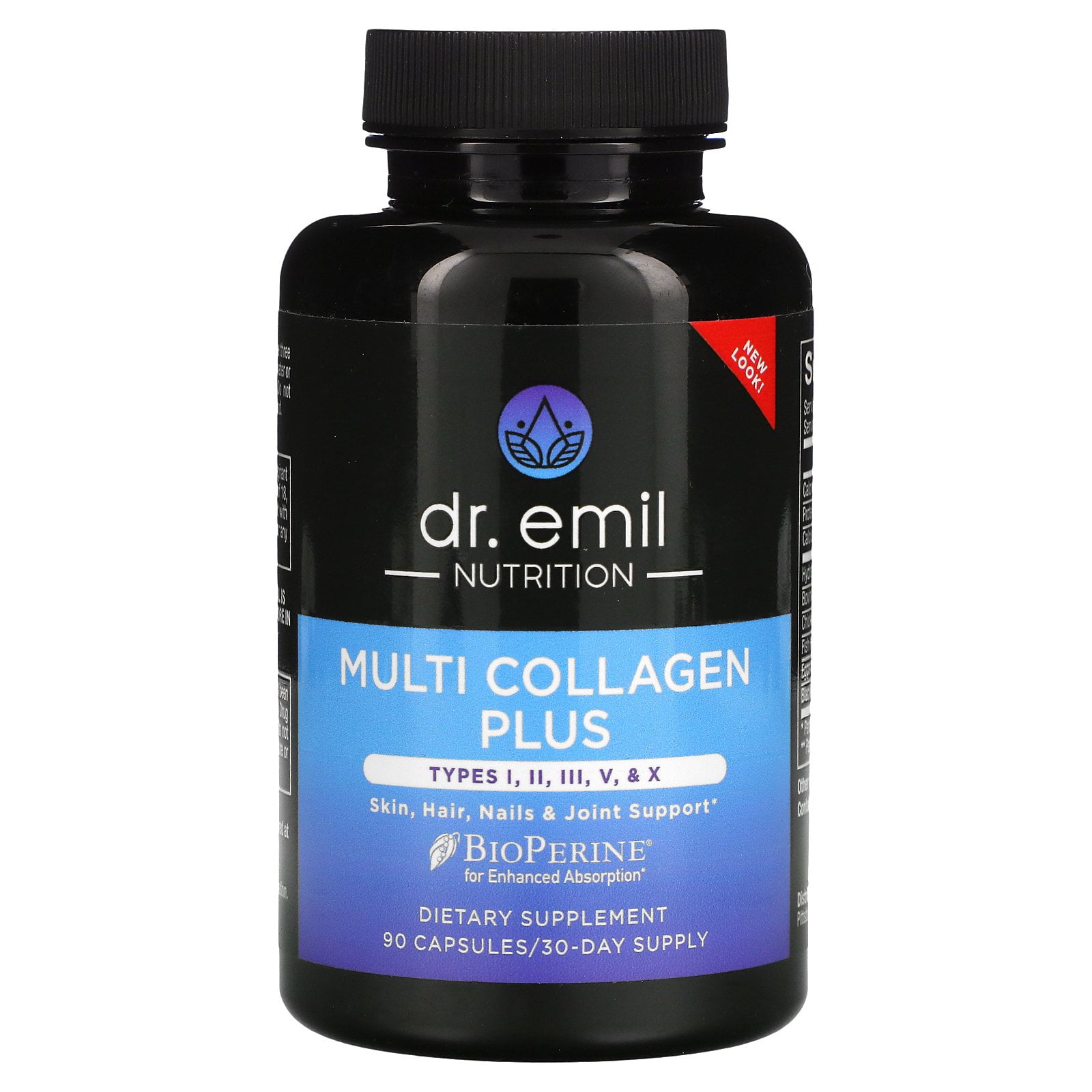 Multi Collagen Plus, Types I, II, III, V, & X, 90 Capsules, Dr Emil Nutrition