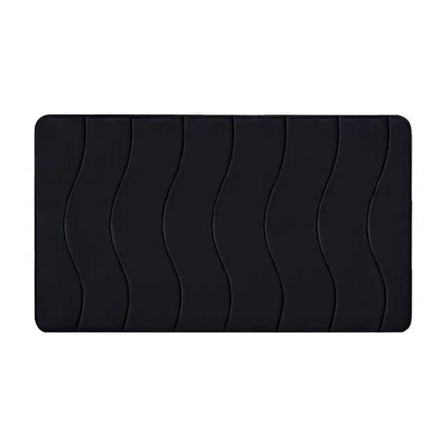 Vwrxbz Bathroom Rug Non-Slip Wavy Pattern Bath Mat Soft Water Absorbent hine Washable Floor Mat 40x60cm