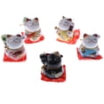 thumbnail image 3 of 5 figuras de la fortuna de gato con representación animal para decoración del hogar., 3 of 9