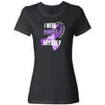 thumbnail image 3 of Inktastic I Wear Purple For Myself Lupus Awareness Women's T-Shirt, 3 of 5
