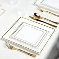 thumbnail image 5 of Disposable Plastic Party Dinnerware Set Square Edge (20-Person Package), 5 of 12