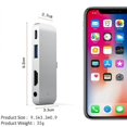 thumbnail image 5 of 4 in 1 Type-/USB-C to HDMI aux USB PD multi function HD dock, 5 of 5