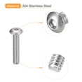 thumbnail image 4 of Unique Bargains #4-40x5/8' Button Head Socket Cap Screws, 50 Pack 304 Stainless Steel Screws, 4 of 4