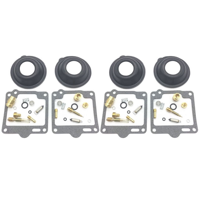 Juego de 4 para Virago 1100 XV1100 1988-1999 XV1100S XV 1100 S Diafragma de émbolo del Kit de Reparación del Carburador de la Motocicleta