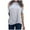 Grey, variant on Open Back Tops for Women Women Cold Shoulder Knot Short Sleeve O Neck Tunic T-Shirt Tops Blouse Workout T Shirts for Women Womens V Neck T Shirts Cotton Blend