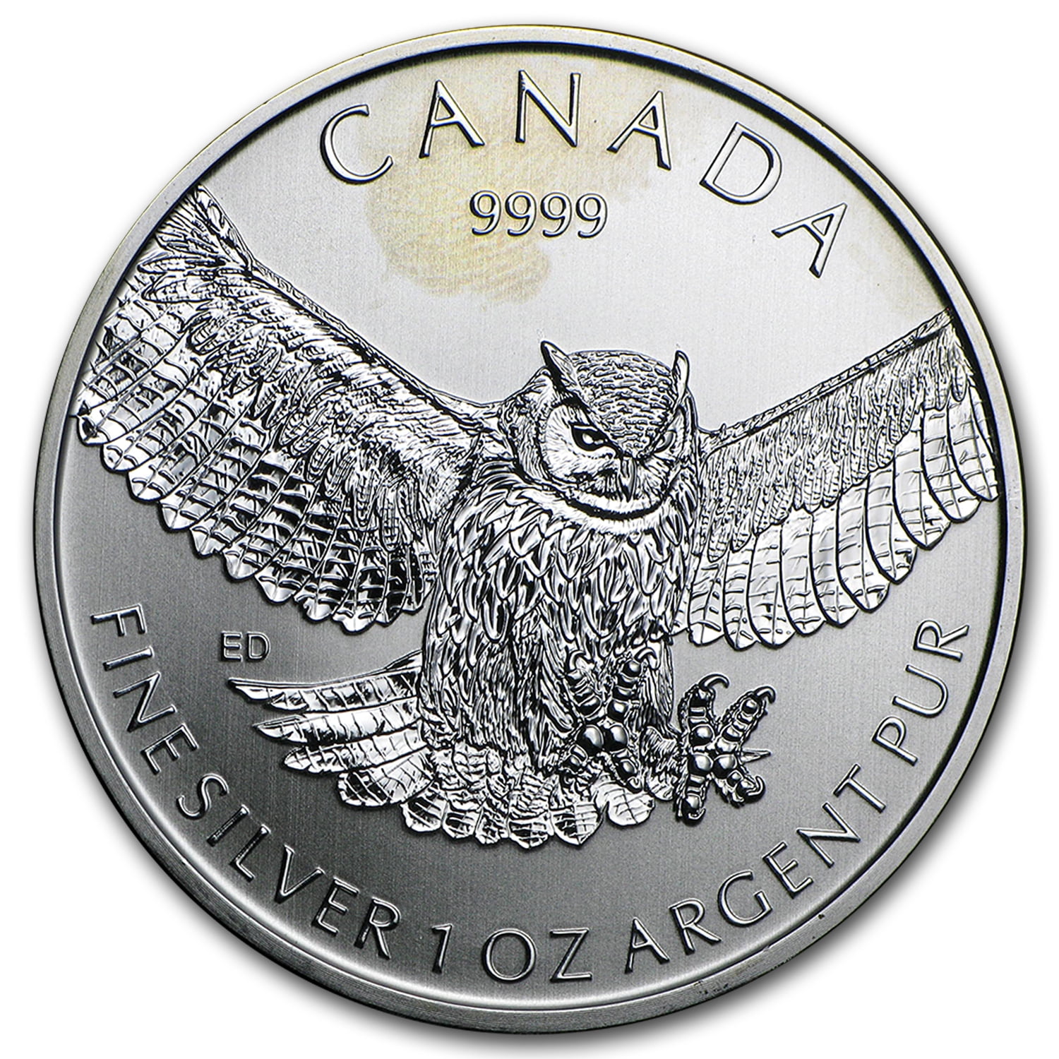 Canadian Birds Of Prey Pure Silver Coin Set In Custom Hand Made Box