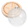 thumbnail image 4 of Shisuyan Dôme en Verre Transparent avec Base en Bois pour Usage Domestique Décoration Créative Multi Taille 3.54"x4.72 Pouces, 4 of 8