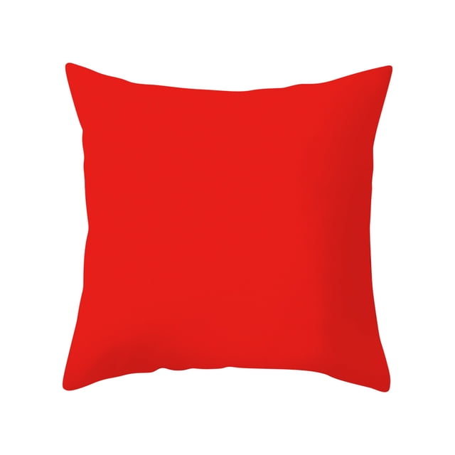 fheaev 2PCS Pillow Cover Modern Solid Color Cushion Pillow Backrest Pillow Cover