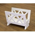 thumbnail image 1 of Frenchi Home Furnishing Contemporary Magazine Rack, White, 1 of 5