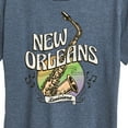 thumbnail image 3 of Instant Message - New Orleans - Women's Short Sleeve Graphic T-Shirt, 3 of 6