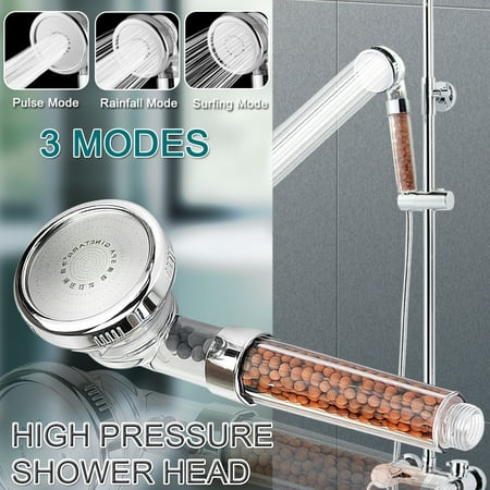 High-Pressure Water-Saving Ionic Handheld Filtration Shower Head for Dry Skin and Hair Bath Relax Spa Shower Head On Save Water Remove (Best Way To Dry Relaxed Hair)