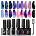 thumbnail image 1 of Set de esmaltes de uñas en gel UR SUGAR Glitter 9D Cat Magnetic, 6 x 7,5 ml, 1 of 9
