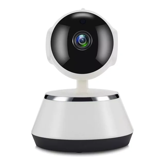 Camara Ip Wifi Vigilancia Alarma App V380 Robotica Español Color Blanco