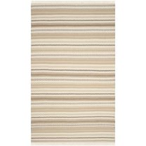 SAFAVIEH Kilim Shelby Striped Area Rug, Beige, 5' x 8'