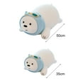 thumbnail image 5 of Bear Doll - Comfortable Washable Not Shrink Polar Bear Plush Animals Cartoon Cotton Stuffed Doll for Kids, 5 of 8