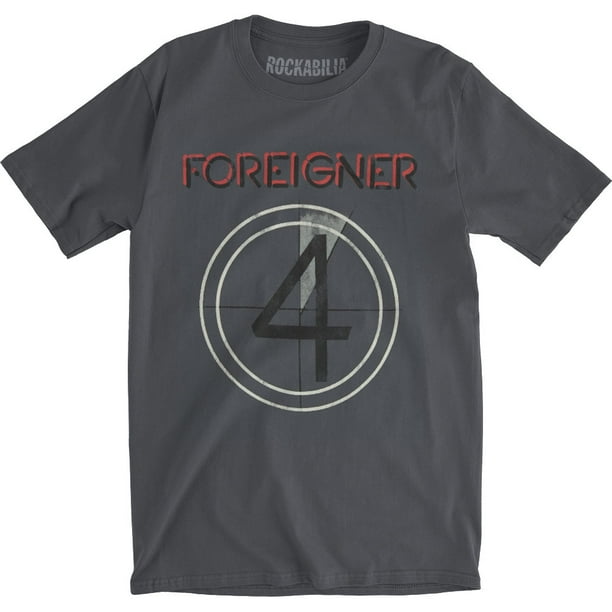 Foreigner Foreigner Men's 4 Slim Fit Tshirt Grey