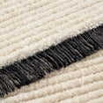 thumbnail image 4 of Everloom Angelo Luca Abstract Geometric Ribbed Area Rug, Ivory/Black, 5'2"x7'2", 4 of 9