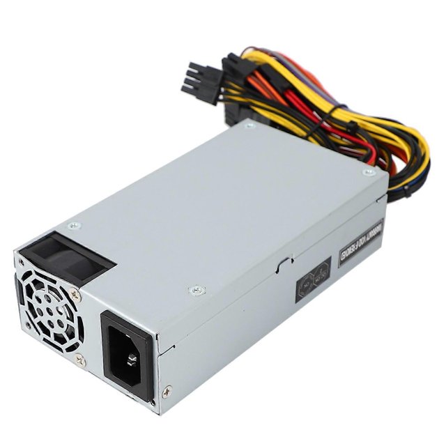 Computadora de escritorio IPC de 200 W, PC flexible, chasis pequeño de 1U, chasis de escritorio de alta potencia, adecuado para publicidad en color primario