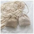 thumbnail image 3 of Xiao Hua Bolso de hombro tejido para mujer, bolso de mano y neceser, elegante bolso de playa de verano, 15 x 4 x 17 cm (caqui B), 3 of 5