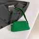 thumbnail image 4 of Bolso de hombro de charol de PU con patrón de cocodrilo para mujer (verde), 4 of 9