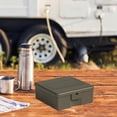 thumbnail image 6 of Desktop Storage Box Multipurpose Organizer Box for Camping Outdoor Traveling Green Small, 6 of 9