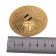 thumbnail image 3 of 1 Pair Durable Belly Dance Texture Pattern Pure Copper Finger Cymbals, 3 of 7