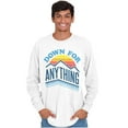 thumbnail image 5 of Vintage Mountain Sunset Adventure Long Sleeve TShirt Men Women Brisco Brands X, 5 of 6