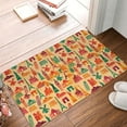 thumbnail image 5 of Fotbe Extra Durable Door Mat - Dirt Trapping Outdoor Welcome Mats - Non-Slip Outdoor Door Mats - Low Profile Front Door Mat - Indoor (16" x 24", Travel And Tourism ), 5 of 8