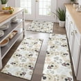thumbnail image 2 of Cute Golden Retriever Kitchen Rugs Sets Of 3,Kitchen Runner Rugs Non Skid Washable,Decorative Kitchen Floor Mats for Kitchen,Sink,Laundry,17"x30"+ 17"x47" + 17"x59", 2 of 6