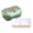 Green, variant on Stainless Steel Bento Lunch Box, Stackable Bento Box, Large-Capacity Double Layer Bento Box with Compartments, Leakproof Bento Container, Metal Lunchbox Ideal for Office, Work, Travel - Color A