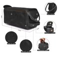 thumbnail image 3 of Neceser de viaje LEATHER VILLAGE Premium Leather Black, 3 of 9