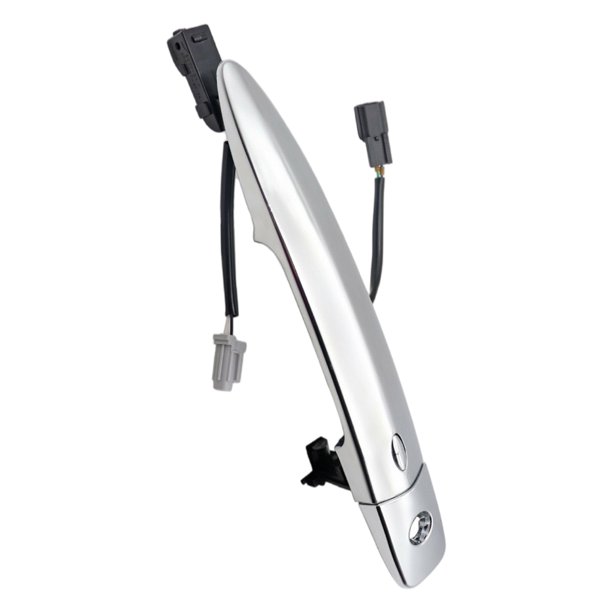 Manija de puerta exterior delantera izquierda, manija de puerta exterior cromada de repuesto para Sentra 13-18 para Leaf S 2013-2017 para Maxima 09-14 Sunnimix Manija de puerta exterior