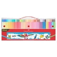 thumbnail image 1 of Faber-Castell Marcadores Fiesta 72 Plumones Lavables con Estuche Rígido de Plástico, Colores Neón Pastel y Tonos Piel, 1 of 7