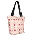 thumbnail image 3 of Kdxio Strawberry Women Reusable Grocery Bags Foldable Ripstop,Reusable Shopping Bags for Shopping,Gym,Gift, 3 of 8